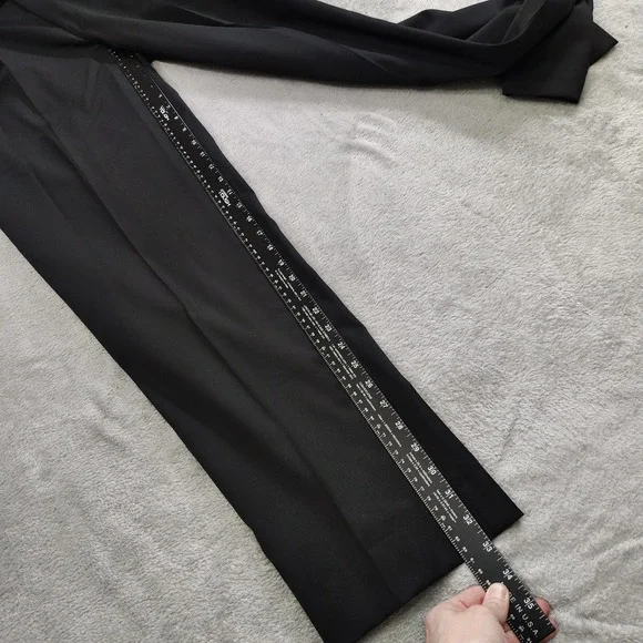 Calvin Klein Tuxedo Mens 40L Black 3‎ Button Notch Satin Lapel Wool Pants 32x33
